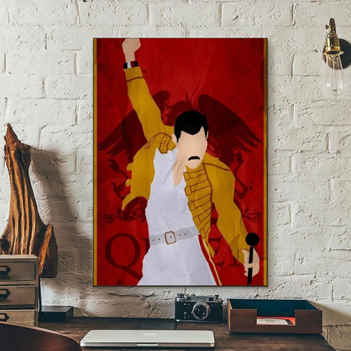 Cuadro Decorativo Freddie Mercury Queen Canvas Artistico