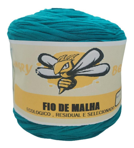 Fio De Malha Residual 1kg Artesanato Croche Trico Esmeralda