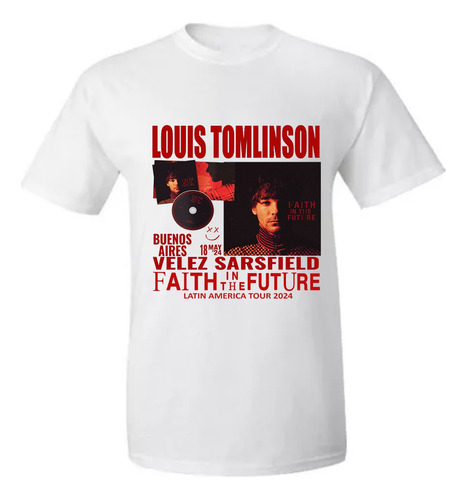 Remera Louis Tomlinson - Velez 2024 Modelos Y Diseños - Lt15