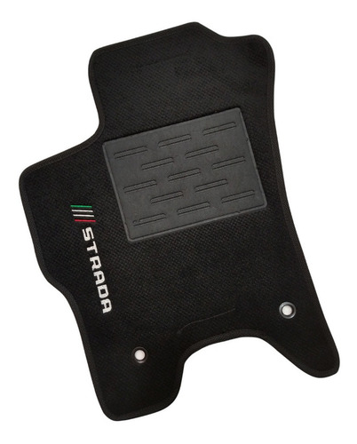 Imagem 2 de 6 de Tapetes Para Fiat Strada Cabine Simples Carpete