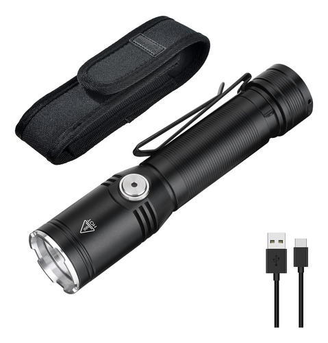 Linterna Usb 1080lm 6 Modos Impermeable Para Camping