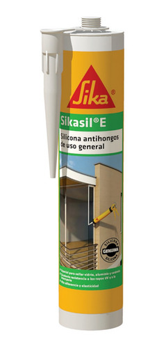 Silicona Acética Sikasil E Transparante  300ml Elsue