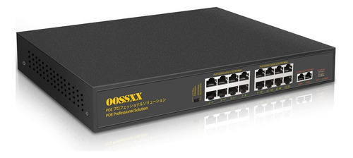 {full Gigabit} Conmutador Poe Gigabit De 8 Puertos Oossxx, C