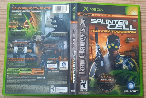 Splinter Cell Pandora Tomorrow Xbox Classico