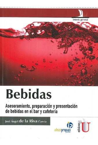 Libro Bebidas De José Ángel  De La Riva García
