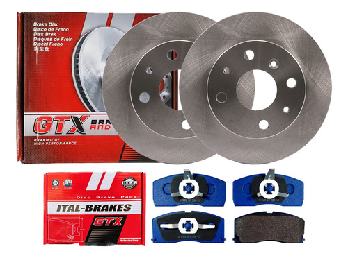 Discos Freno Con Pastillas Gtx Para Lifan 320 2010 2014