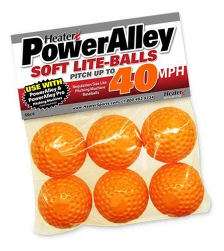 Sports Poweralley Soft Lite-balls (6 Pack)