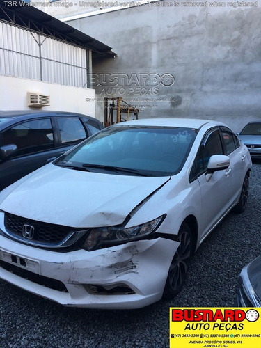 Sucata Para Retirada Peças Honda New Civic Lxr 2.0 Flex 2015