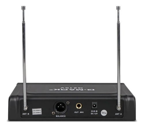 Micrófono Inalámbrico G-mark G210v, Doble, Karaoke