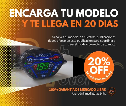 Tableros Digitales On Demand Yamaha, Ybr, Xr, Honda, Suzuki