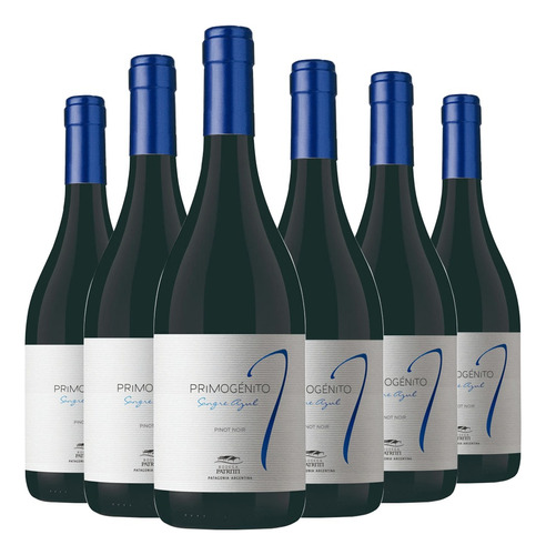 Vino Primogénito Sangre Azul Pinot Noir 6x750cc Caja X6