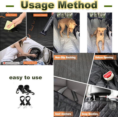 Cubre Asiento Para Perros Funda Protectora Auto Mascotas