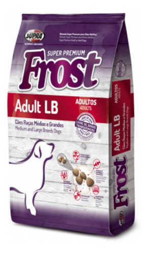 Imagen 1 de 2 de Comida Frost Adulto Lb Raza Grande 17 Kg + Regalo Ver Foto