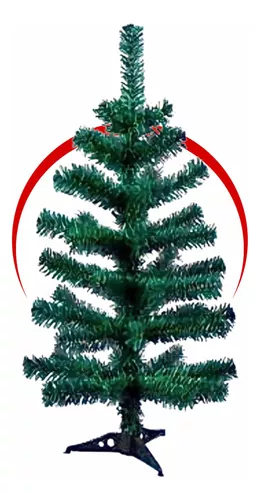 Mini árvore de natal dobrável Juta verde 60 cm