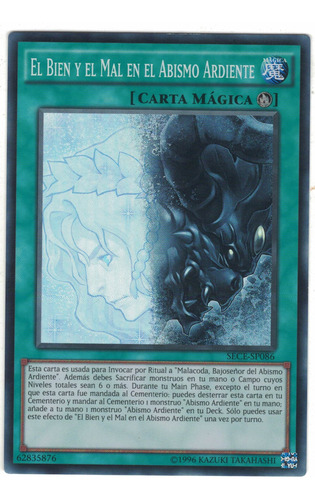 Yugioh Good & Evil In The Burning Abyss Super Sece-sp086