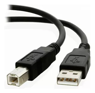 Cabo Usb Para Impressora Am/bm Com Filtro Od4.8 2.0 - 2m Cor Preto