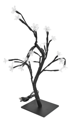 Árbol De Cerezo En Flor, Led Cálido, Alimentado Por Usb, Plá