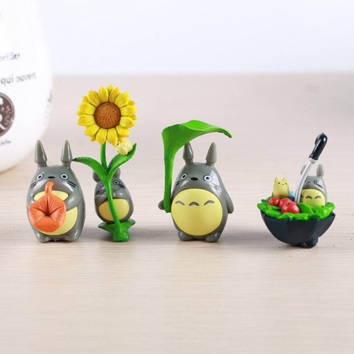 Set De 9 Mini Figuras De Totoro Anime De Colección