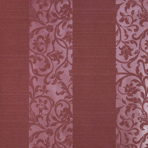 Papel De Parede Vermelho Bordô Quarto Feminino Cabeceira