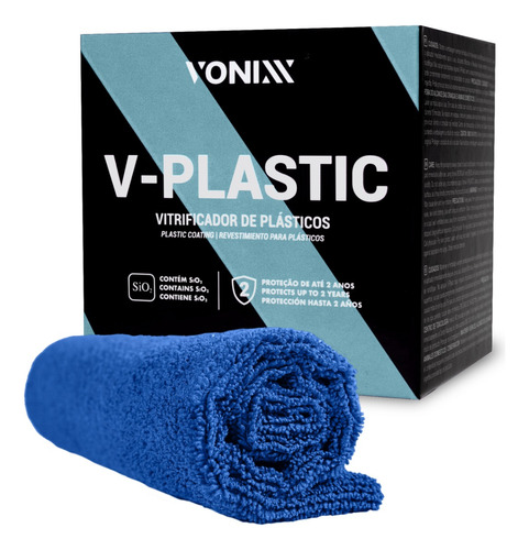 Vitrificador Revestimento Plastico V-plastic 20ml Vonixx