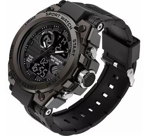 Reloj Táctico Militar Impermeable Dual Analógico Y Digital