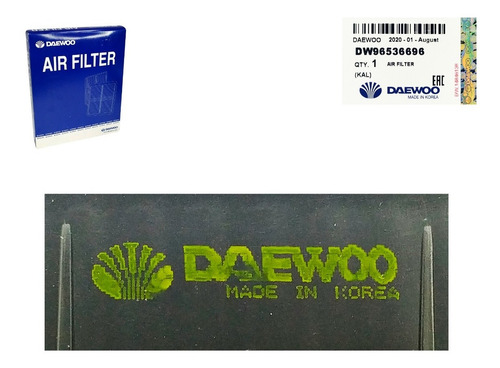 Imagen 5 de 6 de Filtro Aire Motor Aveo 2005 2006 2007 Clasico Original