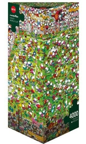 Puzzle 4000pz Crazy World Cup Mordillo - Heye 29072