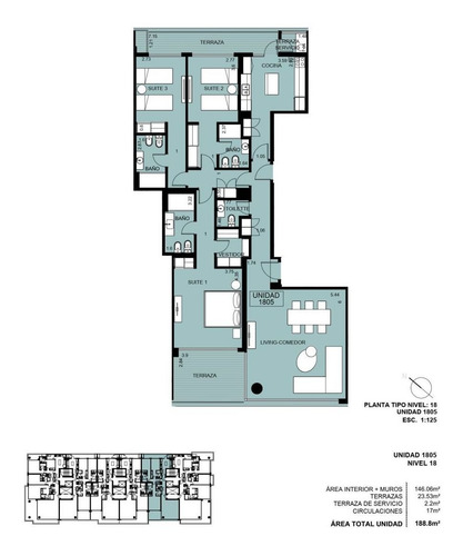 Imagen 28 de 28 de Apartamento 3 Dormitorios En Playa Mansa, Punta Del Este - Venetian Tower