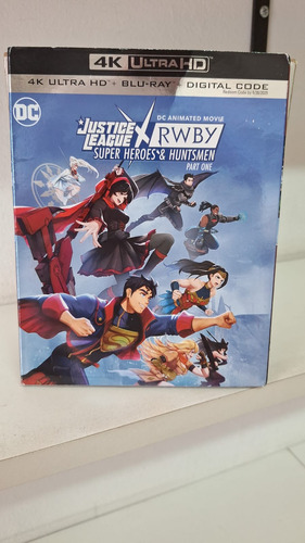 4k Ultra Hd / Blu-ray -- Justice League Rwby Super Heroes
