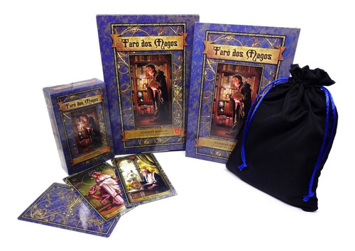 Imagem 2 de 6 de Tarô Dos Magos 78 Arcanos + Manual + Saquinho De Brinde