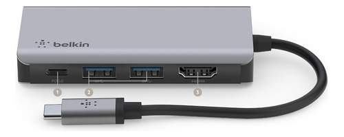 Usb-c  4 En 1 Multiport Adapter Belkin