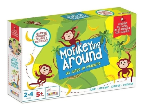 Juego De Mesa Magnific Monkeying Around De Equilibrio Monos