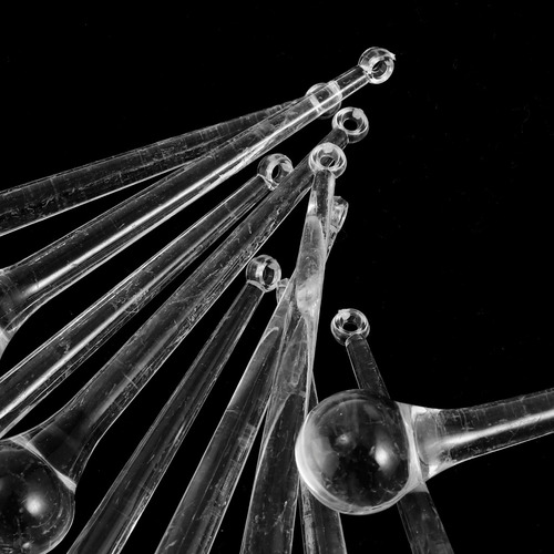 10 Piezas De Cristal Colgante De Gota De Lluvia Piezas De