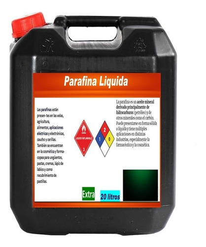 Parafina Liquida 20 Litros Premium 