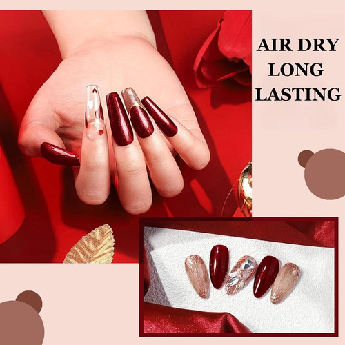 Esmalte De Uñas De Secado Rápido, Gel De Uñas De Alto Brillo