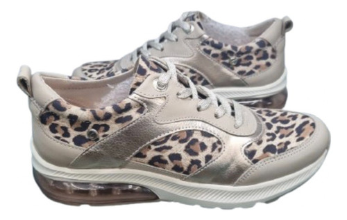 Zapatilla Cavatini Cuero Mujer Burbuja Confort Beli 2503