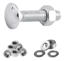 Comprar Kit 50 Parafusos Fr Zi Cu002F Porca E Arruela 1u002F4 X 2