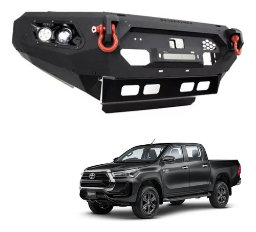 Defensa Hamer King Toyota Hilux Sr 2021 2022 C/faros Led