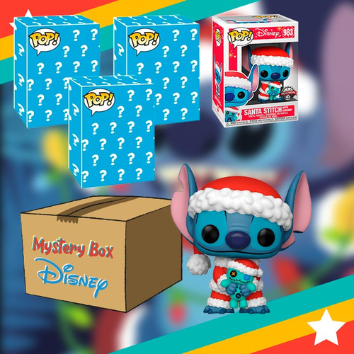 Mystery Box Funko Pop: Stitch + 3 Funko Pop! Sorpresa Disney
