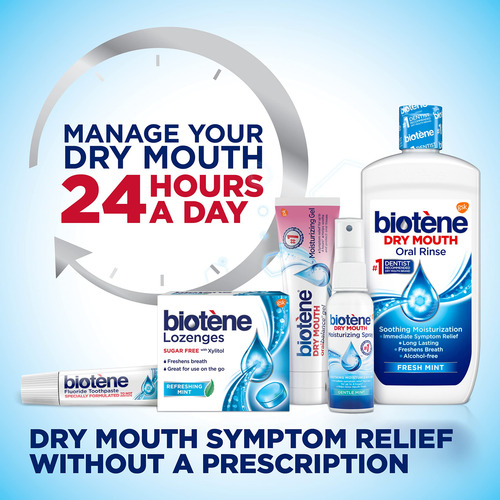 Biotene Dry Mouth Lozenges, Refreshing Mint, 81 Count