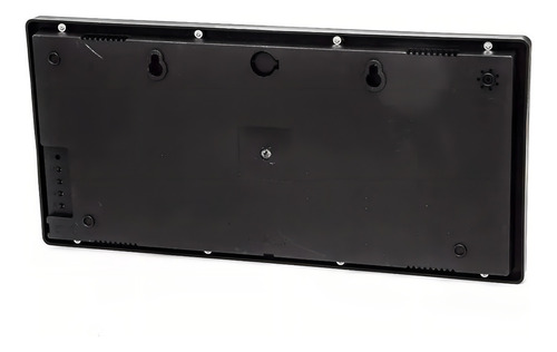 Reloj de pared digital con termómetro LED y calendario de 46 cm