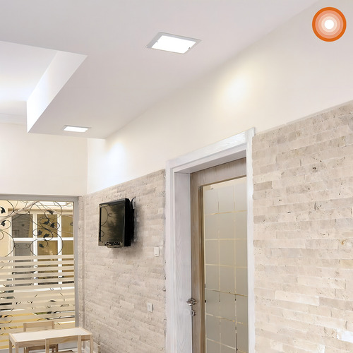 Painel Plafon Led Embutir Slim 18w 4000k Quadrado Ledvance