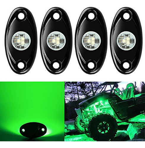 4 Pods Led Rock Lights, Ampper Waterproof Led Neon Underglo8