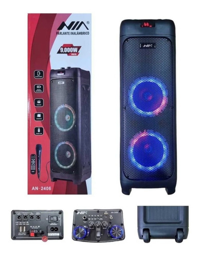 Torre Cabina De Sonido 6.5 Pulgadas X 2 Bluetooth +micrófono