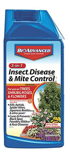 Control 3-en-1 De Insectos, Enfermedades Y Ácaros