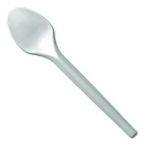 Colher Sobremesa Branco C/1000 Strawplast (1cx)