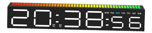Reloj Digital Gran Pantalla 9 Reloj Led De Color Digital