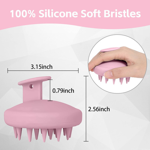 Masajeador De Cuero Cabelludo Hhwxmhh, Exfoliante De Silicon