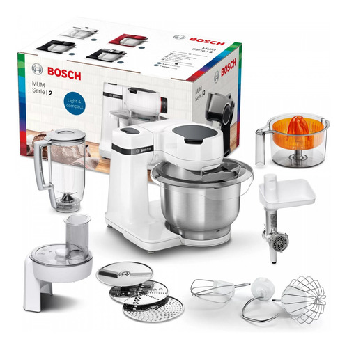 Batidora Robot De Cocina  Bosch Mums2ew40 Bowls A.inox 3.8l