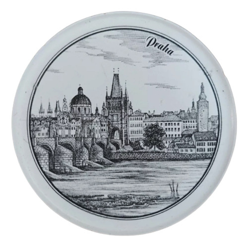 Platito De Souvenir De Praga, República Checa 